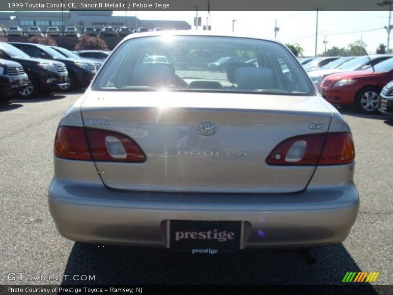 Sandrift Metallic / Pebble Beige 1999 Toyota Corolla CE