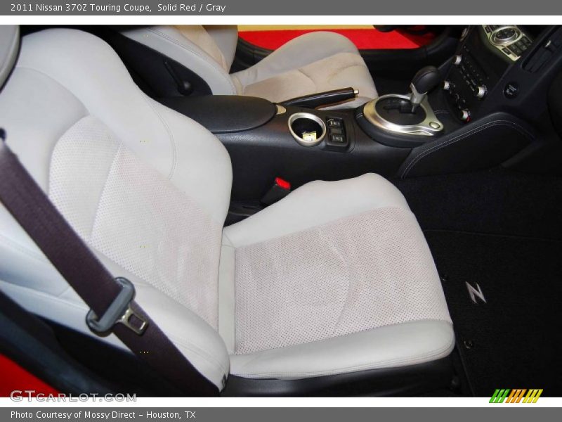 Solid Red / Gray 2011 Nissan 370Z Touring Coupe