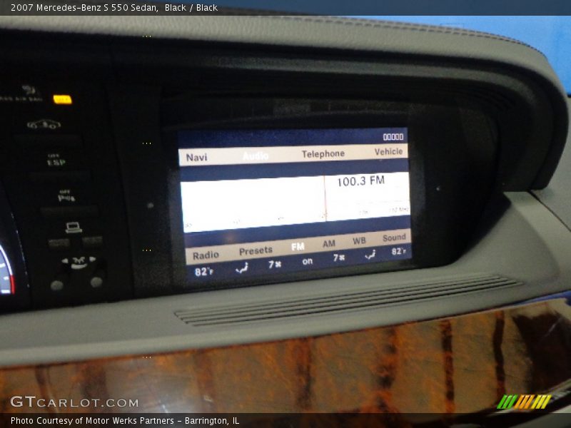 Black / Black 2007 Mercedes-Benz S 550 Sedan