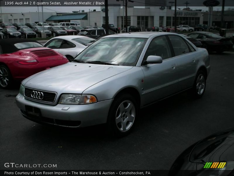 Alusilver Metallic / Black 1996 Audi A4 2.8 quattro Sedan