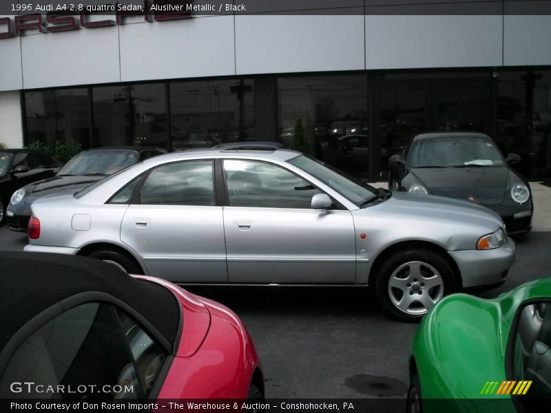 Alusilver Metallic / Black 1996 Audi A4 2.8 quattro Sedan