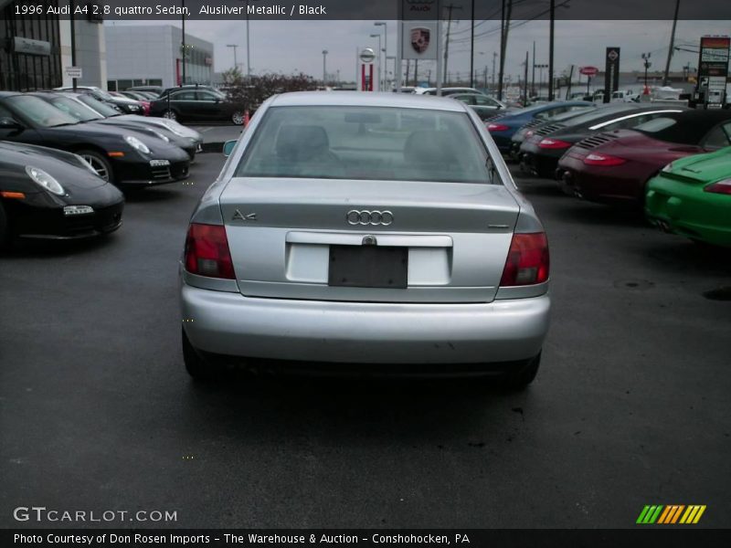 Alusilver Metallic / Black 1996 Audi A4 2.8 quattro Sedan