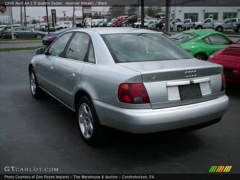 Alusilver Metallic / Black 1996 Audi A4 2.8 quattro Sedan