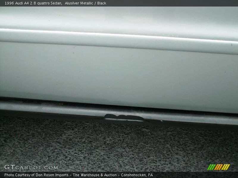 Alusilver Metallic / Black 1996 Audi A4 2.8 quattro Sedan