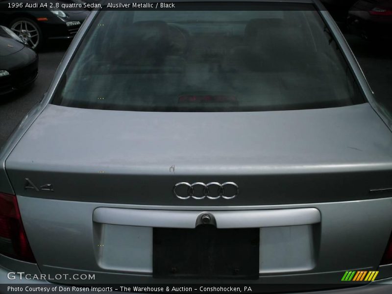 Alusilver Metallic / Black 1996 Audi A4 2.8 quattro Sedan