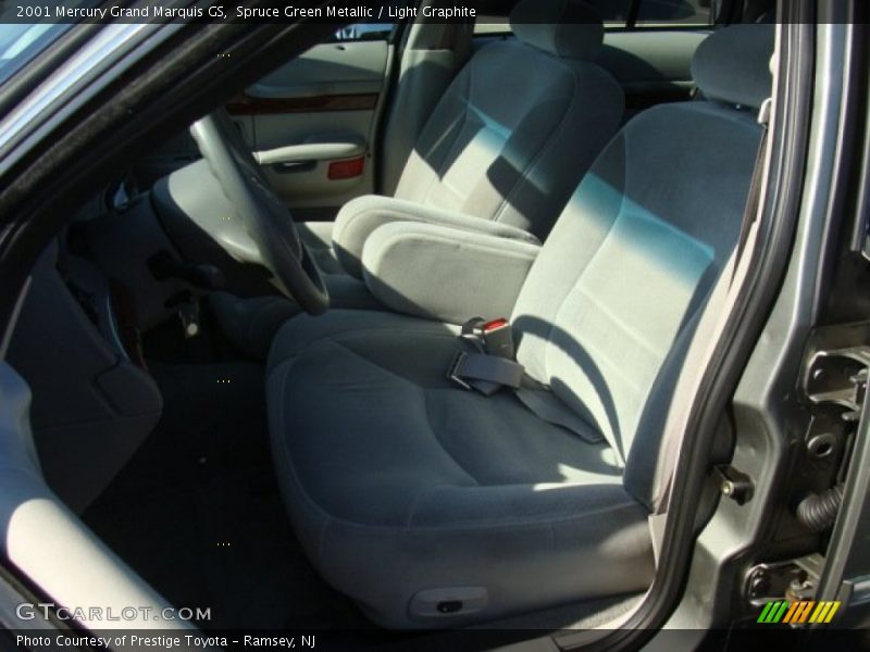 Spruce Green Metallic / Light Graphite 2001 Mercury Grand Marquis GS