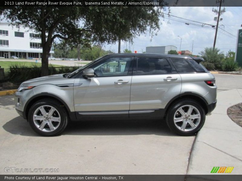 Ipanema Sand Metallic / Almond/Espresso 2013 Land Rover Range Rover Evoque Pure