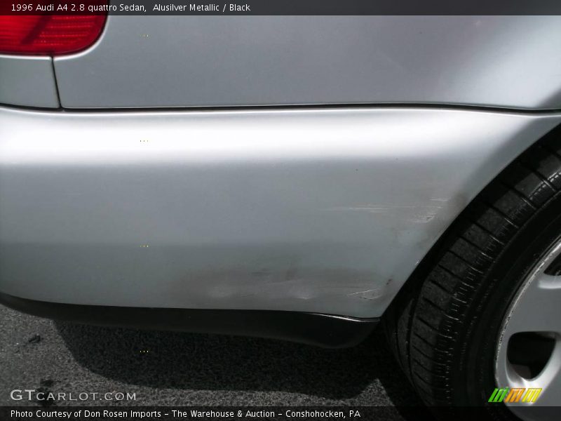 Alusilver Metallic / Black 1996 Audi A4 2.8 quattro Sedan