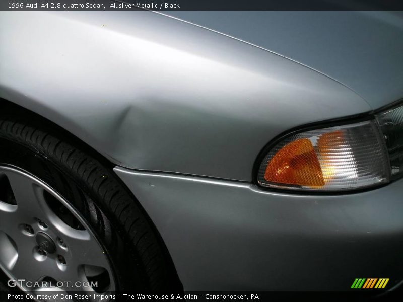 Alusilver Metallic / Black 1996 Audi A4 2.8 quattro Sedan