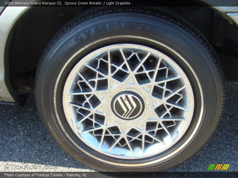 Spruce Green Metallic / Light Graphite 2001 Mercury Grand Marquis GS