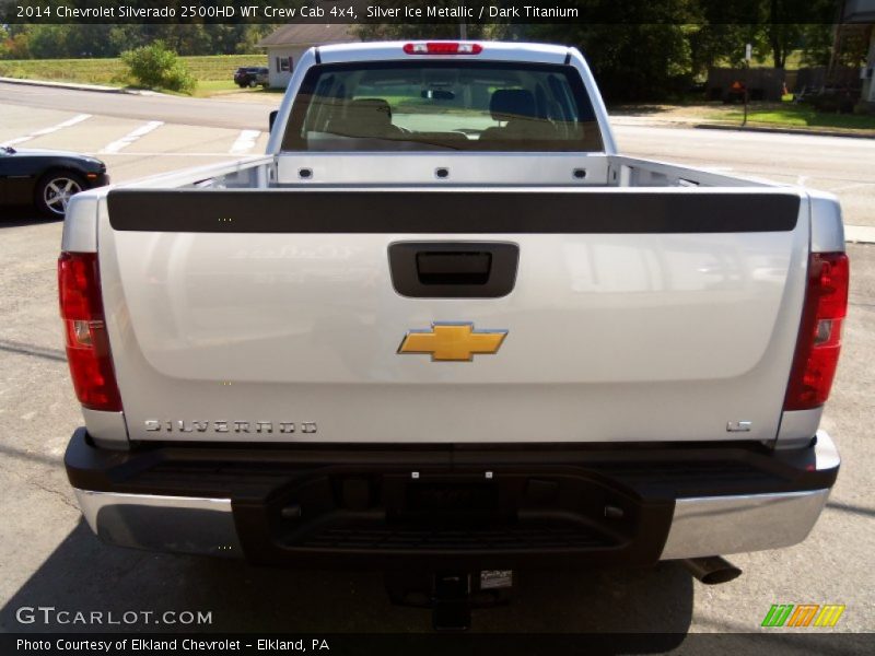 Silver Ice Metallic / Dark Titanium 2014 Chevrolet Silverado 2500HD WT Crew Cab 4x4