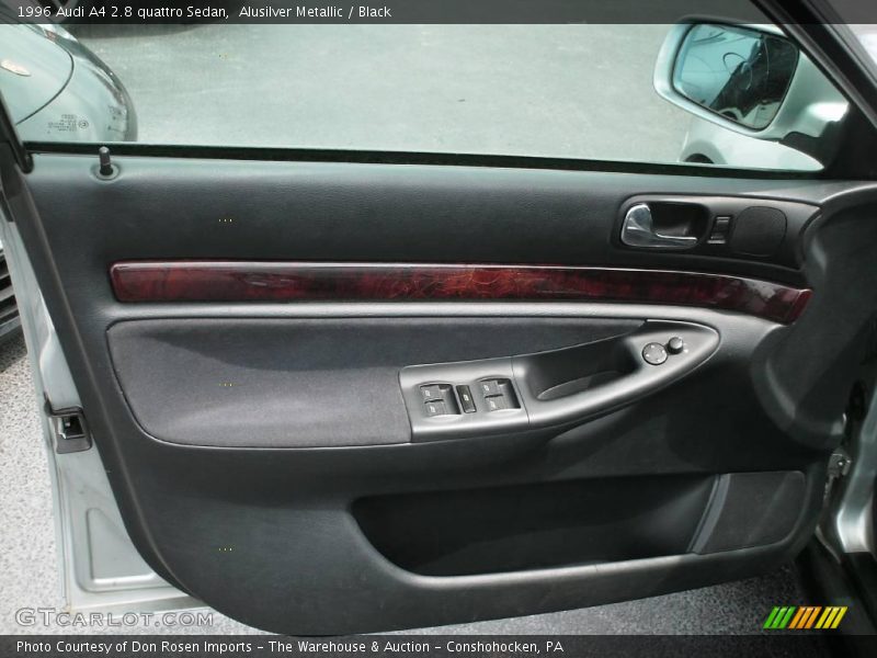 Alusilver Metallic / Black 1996 Audi A4 2.8 quattro Sedan