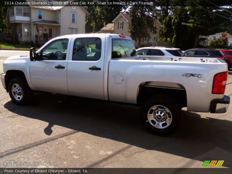 Silver Ice Metallic / Dark Titanium 2014 Chevrolet Silverado 2500HD WT Crew Cab 4x4