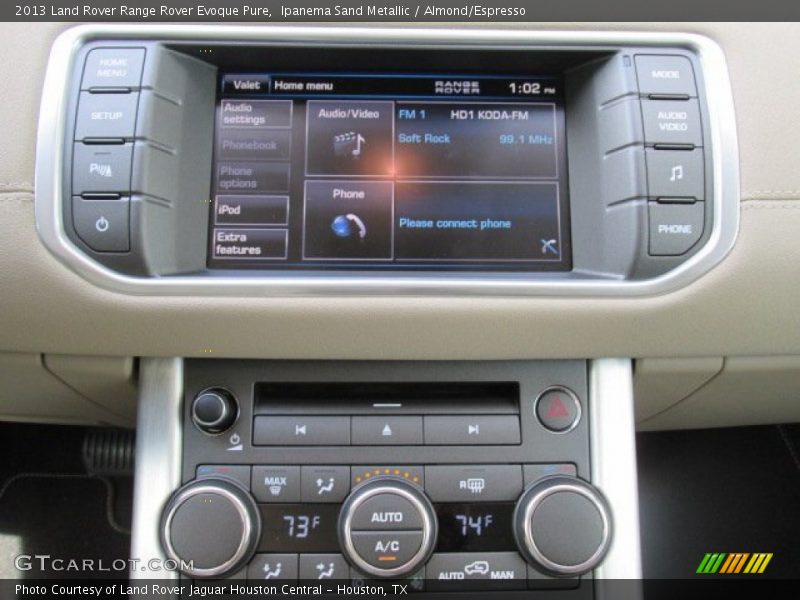 Ipanema Sand Metallic / Almond/Espresso 2013 Land Rover Range Rover Evoque Pure