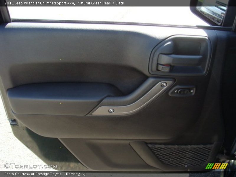 Natural Green Pearl / Black 2011 Jeep Wrangler Unlimited Sport 4x4