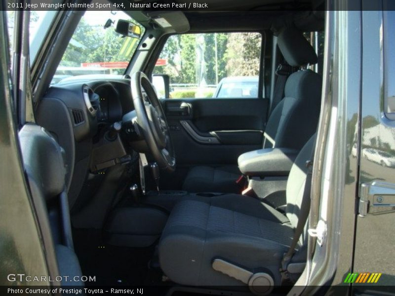 Natural Green Pearl / Black 2011 Jeep Wrangler Unlimited Sport 4x4