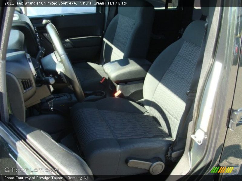 Natural Green Pearl / Black 2011 Jeep Wrangler Unlimited Sport 4x4