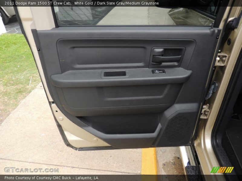 White Gold / Dark Slate Gray/Medium Graystone 2011 Dodge Ram 1500 ST Crew Cab