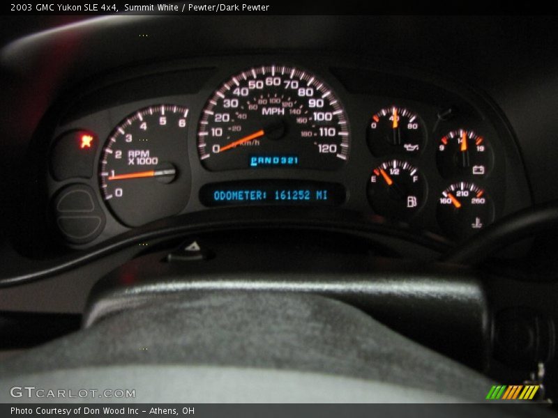 Summit White / Pewter/Dark Pewter 2003 GMC Yukon SLE 4x4