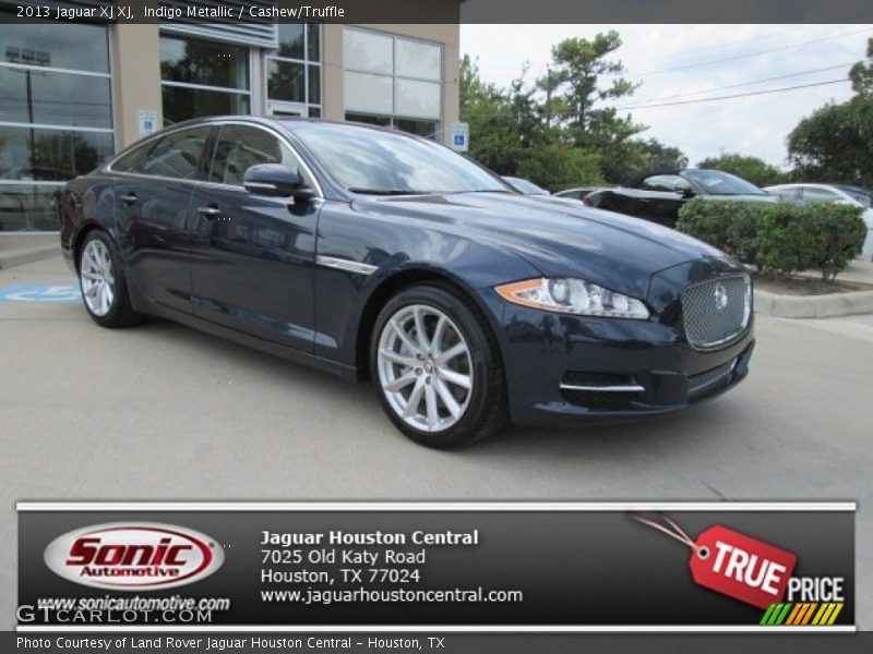 Indigo Metallic / Cashew/Truffle 2013 Jaguar XJ XJ