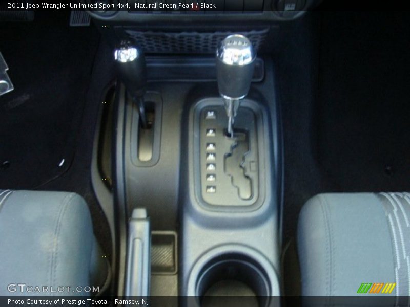 Natural Green Pearl / Black 2011 Jeep Wrangler Unlimited Sport 4x4
