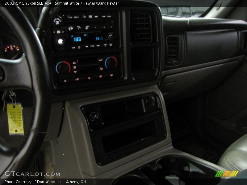 Summit White / Pewter/Dark Pewter 2003 GMC Yukon SLE 4x4