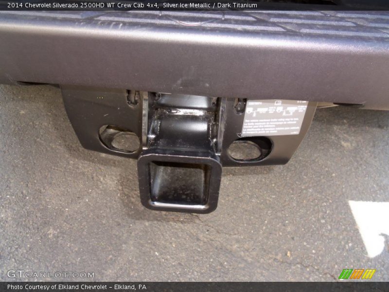 Silver Ice Metallic / Dark Titanium 2014 Chevrolet Silverado 2500HD WT Crew Cab 4x4
