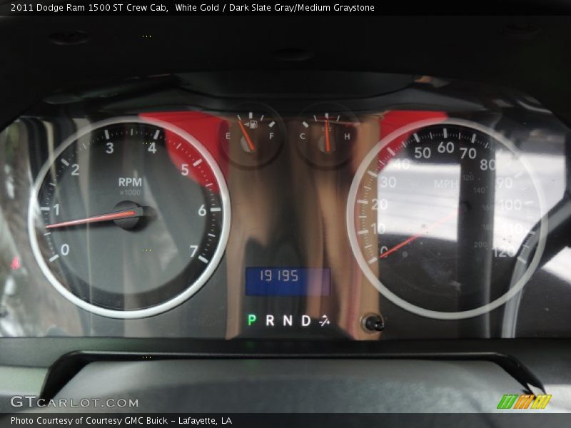 White Gold / Dark Slate Gray/Medium Graystone 2011 Dodge Ram 1500 ST Crew Cab