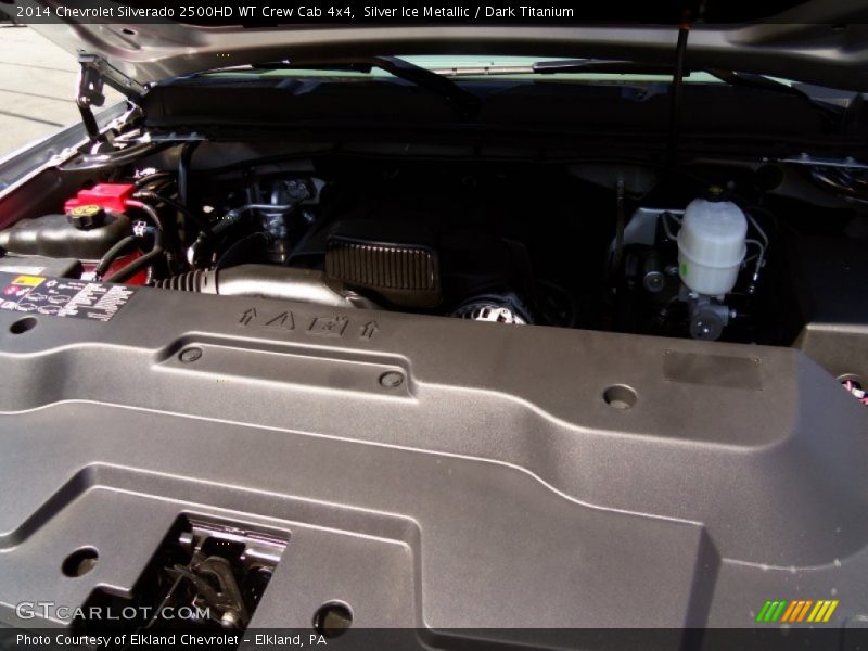 Silver Ice Metallic / Dark Titanium 2014 Chevrolet Silverado 2500HD WT Crew Cab 4x4