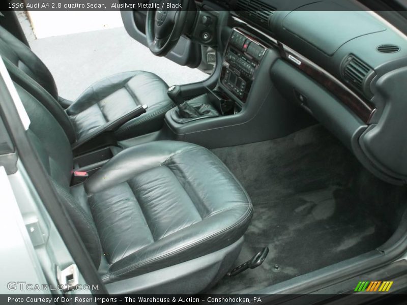 Alusilver Metallic / Black 1996 Audi A4 2.8 quattro Sedan