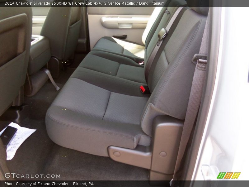 Silver Ice Metallic / Dark Titanium 2014 Chevrolet Silverado 2500HD WT Crew Cab 4x4
