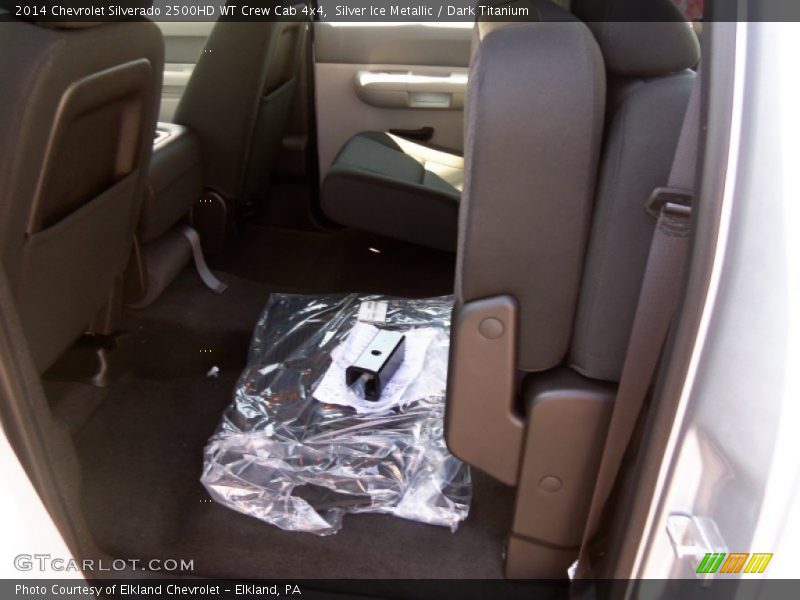 Silver Ice Metallic / Dark Titanium 2014 Chevrolet Silverado 2500HD WT Crew Cab 4x4