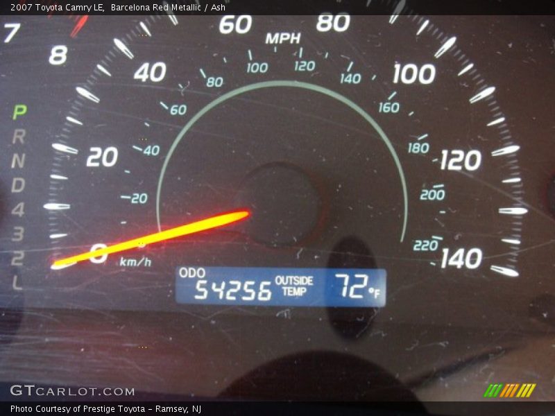 Barcelona Red Metallic / Ash 2007 Toyota Camry LE