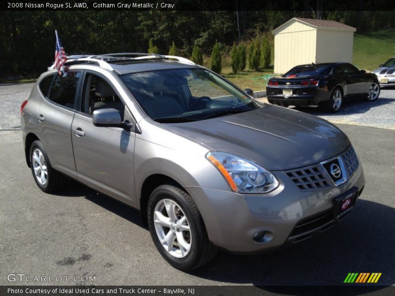 Gotham Gray Metallic / Gray 2008 Nissan Rogue SL AWD