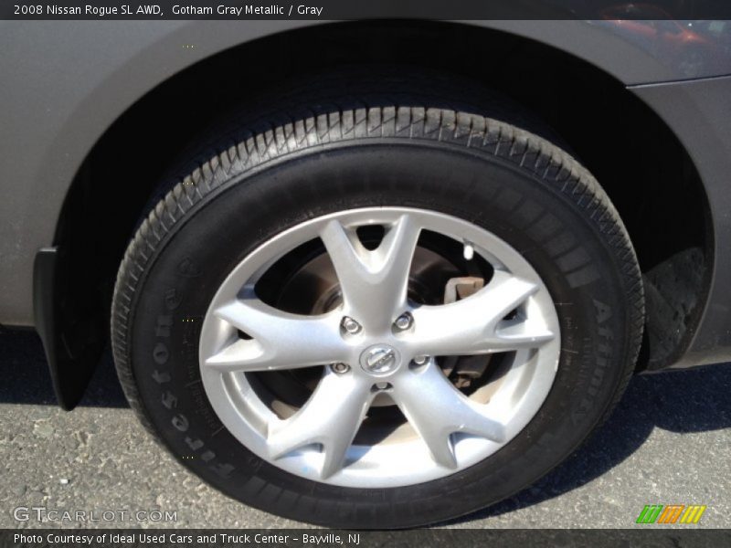 Gotham Gray Metallic / Gray 2008 Nissan Rogue SL AWD