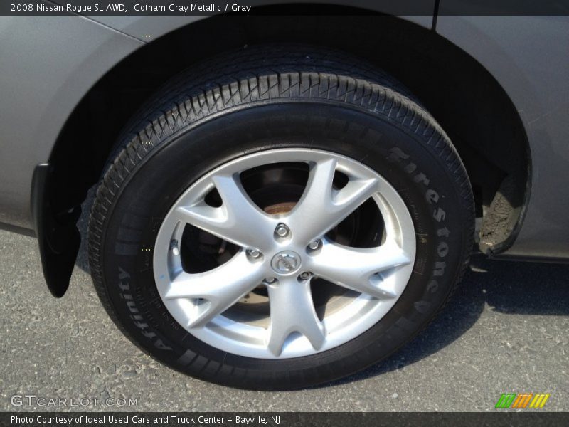 Gotham Gray Metallic / Gray 2008 Nissan Rogue SL AWD