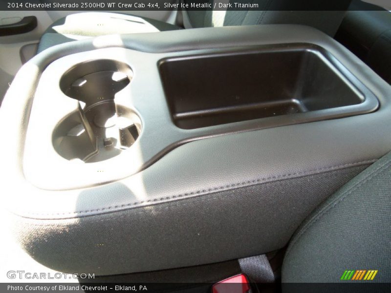 Silver Ice Metallic / Dark Titanium 2014 Chevrolet Silverado 2500HD WT Crew Cab 4x4