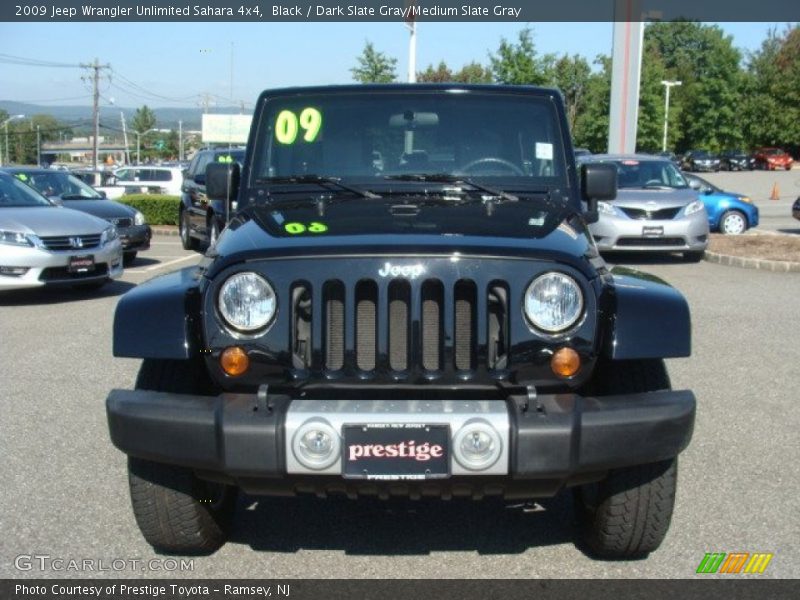 Black / Dark Slate Gray/Medium Slate Gray 2009 Jeep Wrangler Unlimited Sahara 4x4