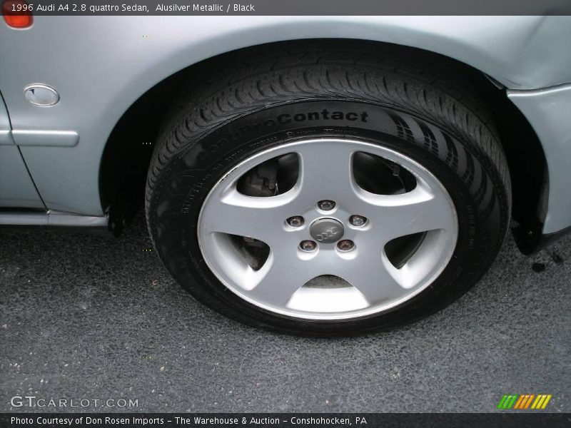 Alusilver Metallic / Black 1996 Audi A4 2.8 quattro Sedan