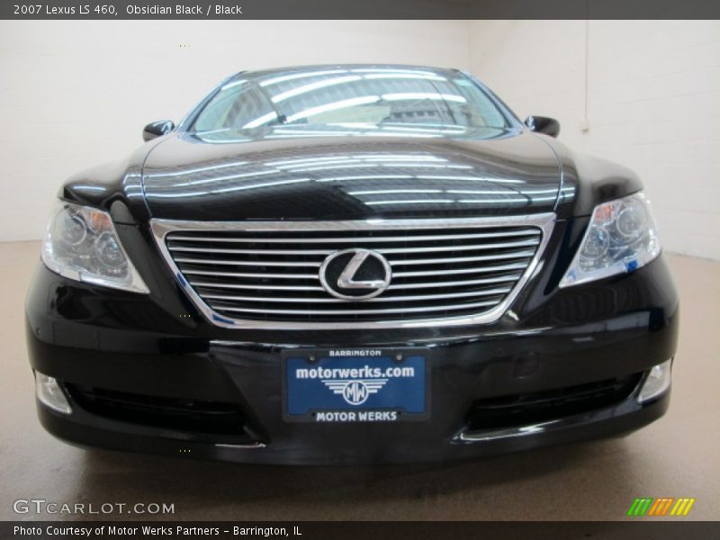 Obsidian Black / Black 2007 Lexus LS 460