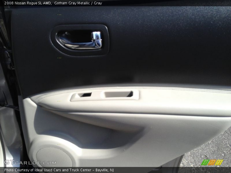 Gotham Gray Metallic / Gray 2008 Nissan Rogue SL AWD