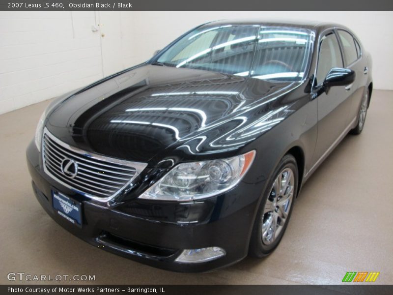Obsidian Black / Black 2007 Lexus LS 460