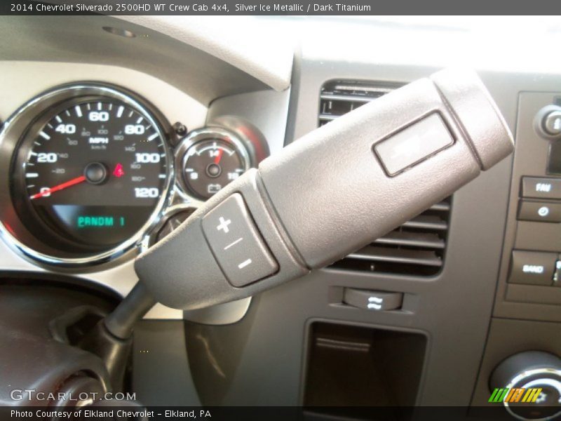 Silver Ice Metallic / Dark Titanium 2014 Chevrolet Silverado 2500HD WT Crew Cab 4x4