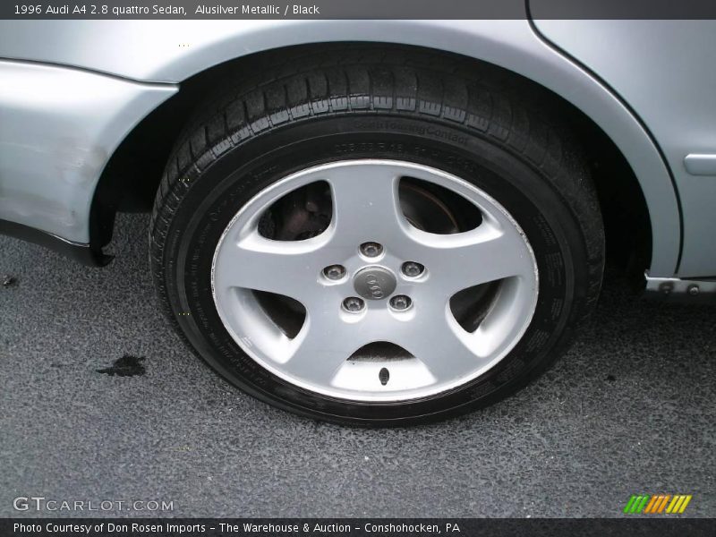 Alusilver Metallic / Black 1996 Audi A4 2.8 quattro Sedan