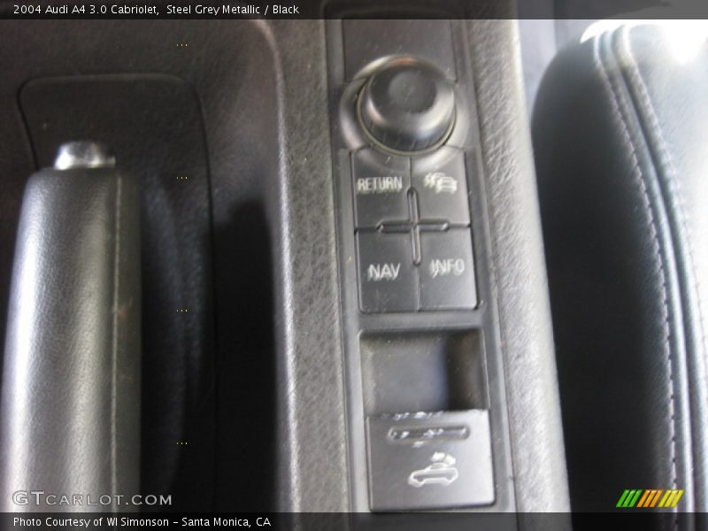 Steel Grey Metallic / Black 2004 Audi A4 3.0 Cabriolet