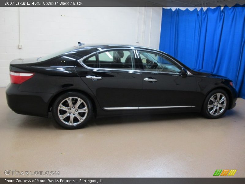 Obsidian Black / Black 2007 Lexus LS 460