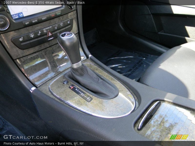 Black / Black 2007 Mercedes-Benz E 350 4Matic Sedan