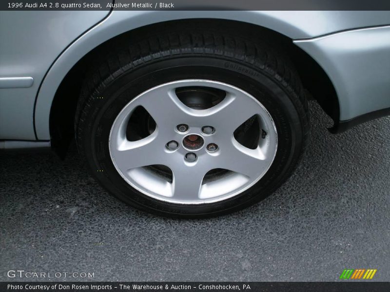 Alusilver Metallic / Black 1996 Audi A4 2.8 quattro Sedan