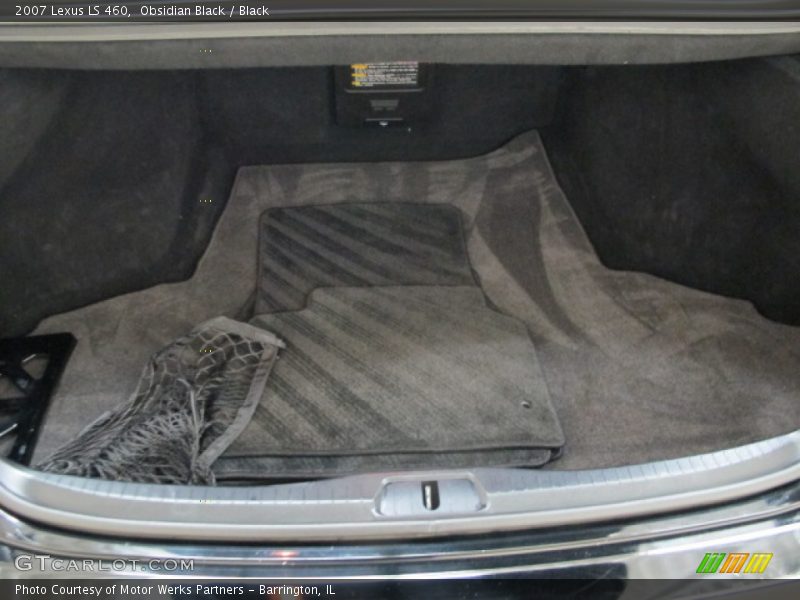 Obsidian Black / Black 2007 Lexus LS 460