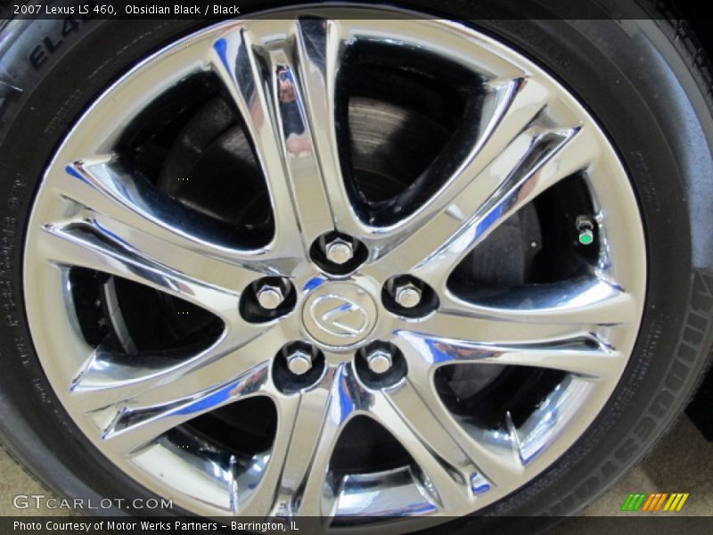 Obsidian Black / Black 2007 Lexus LS 460